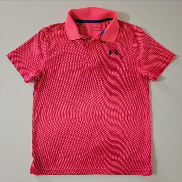 UNDER ARMOUR Boys' Performance HeatGear Short-Sleeve Polo Shirt - Picture 1 of 11